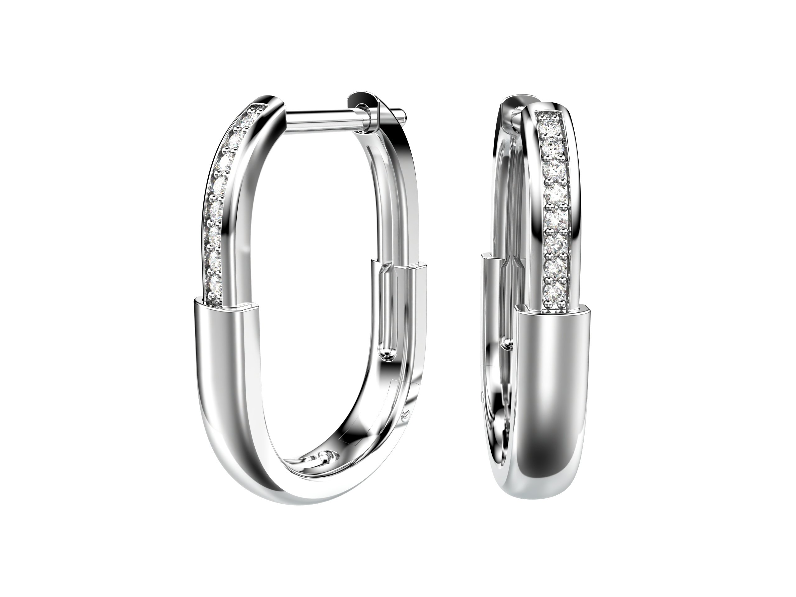 Náušnice Charlotte with Stones