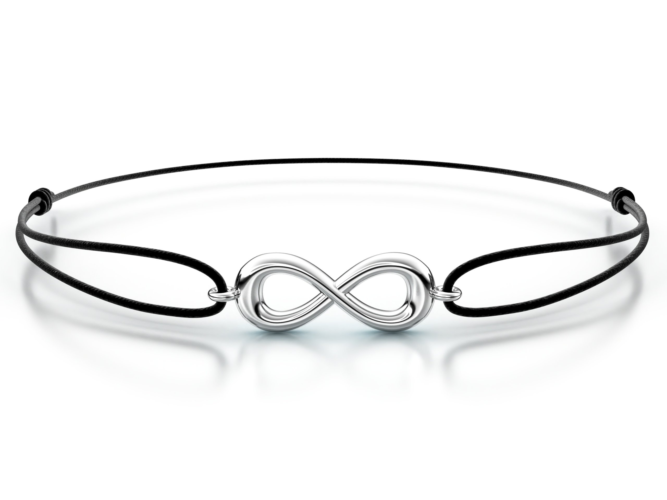 Náramok šnúrkový Infinity