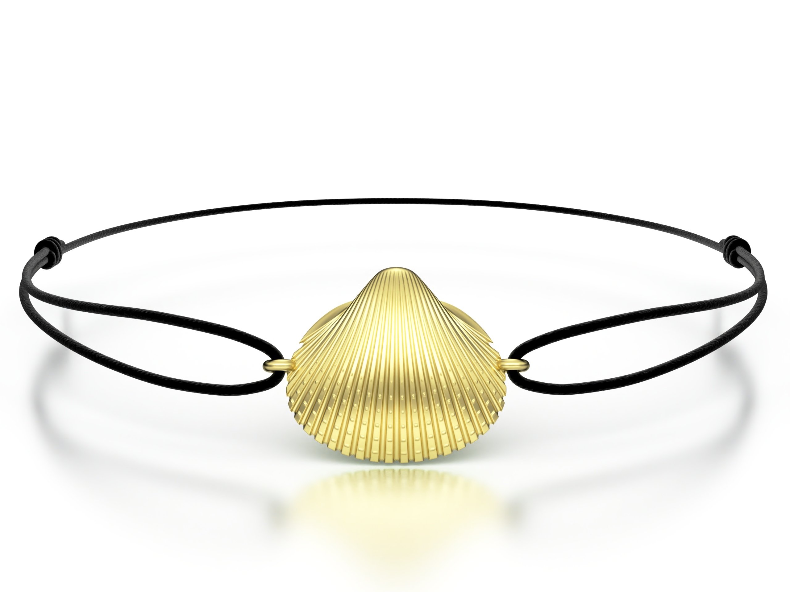 Náramok šnúrkový Shell