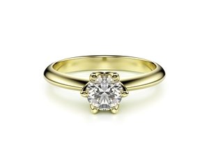 Zásnubný prsteň LOVE 057 žlté zlato