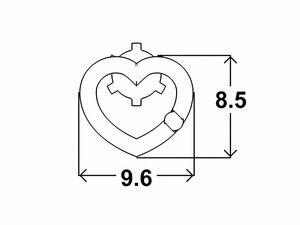 Náušnice Heartbeat