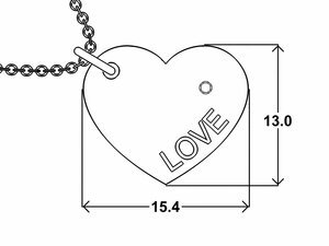 Prívesok Medallion Heart