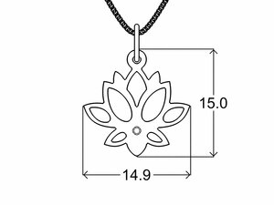 Prívesok Lotus Flower