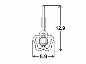 Detské náušnice EMILY patent