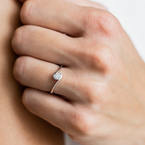 Zásnubný prsteň LOVE 056
