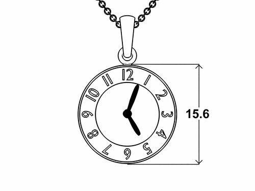 Prívesok Clock