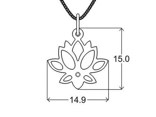 Prívesok Lotus Flower