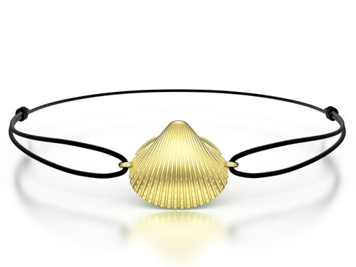 Náramok šnúrkový Shell
