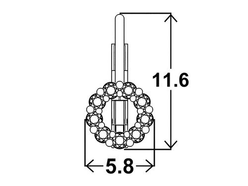 Detské náušnice EMMA patent