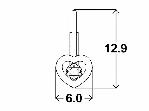 Detské náušnice LILY patent