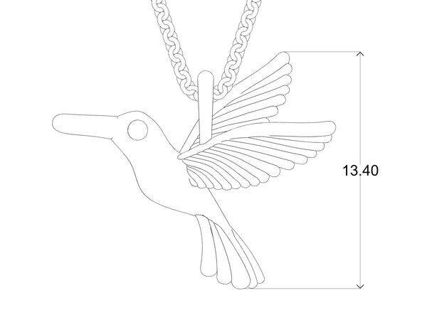 Prívesok Hummingbird