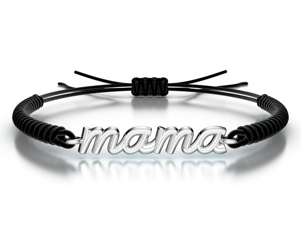 Náramok šnúrkový Mama