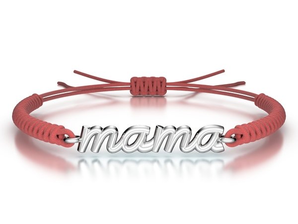 Náramok šnúrkový Mama