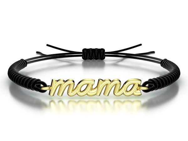 Náramok šnúrkový Mama