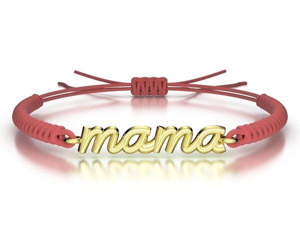 Náramok šnúrkový Mama