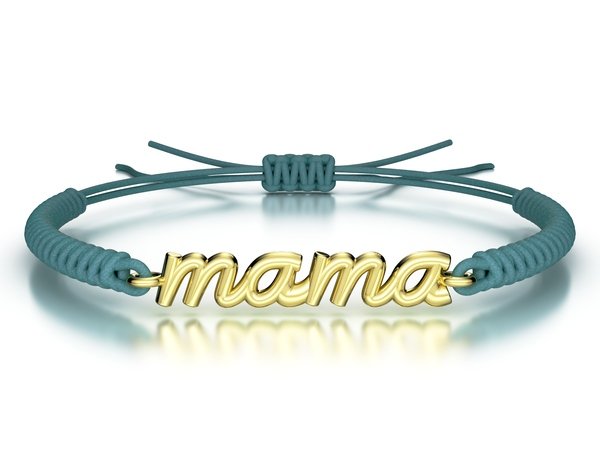 Náramok šnúrkový Mama