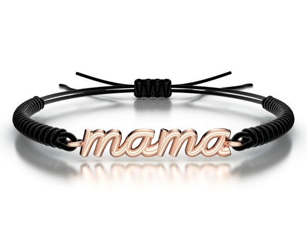 Náramok šnúrkový Mama