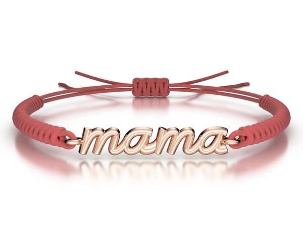 Náramok šnúrkový Mama