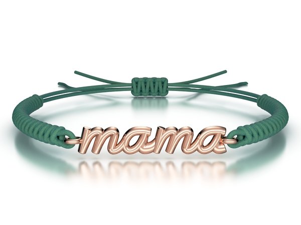 Náramok šnúrkový Mama