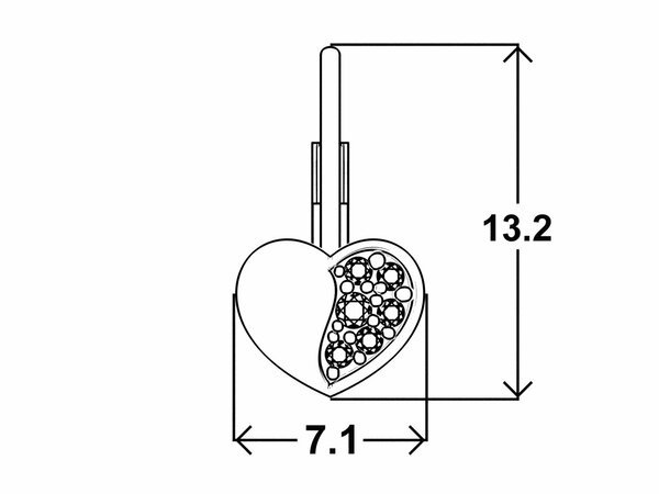 Detské náušnice VICTORIA patent