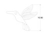 Náušnice Hummingbird