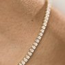 Tenisový náramok s prírodnými diamanty