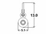 Detské náušnice ISABELLA patent